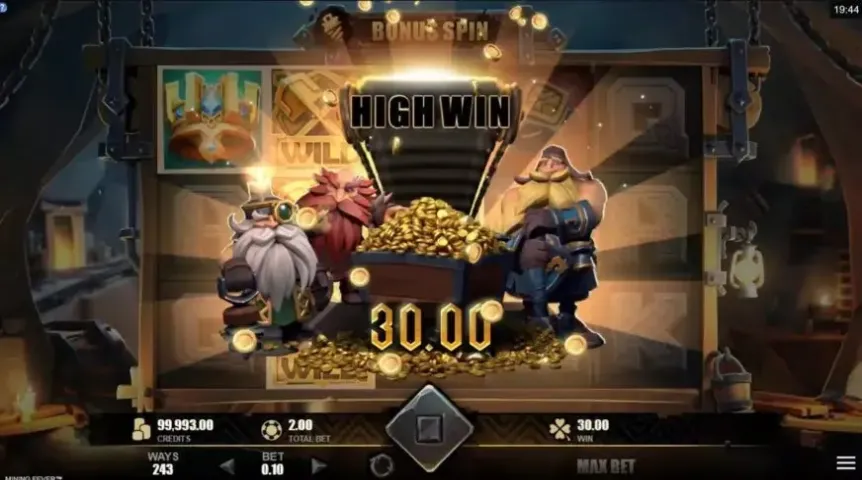 Mining Fever slot screenshot 