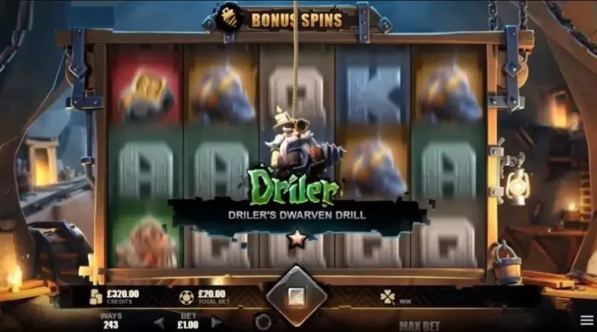 Mining Fever slot screenshot 2