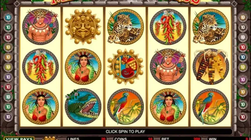 Mayan Princess slot screenshot 1