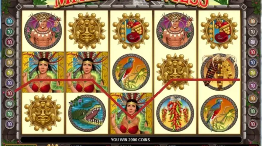 Mayan Princess slot screenshot 4