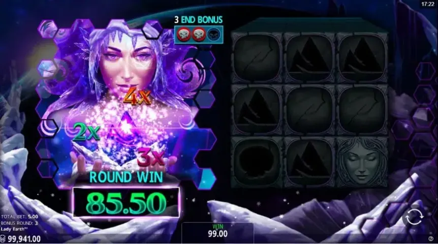 Lady Earth slot screenshot 