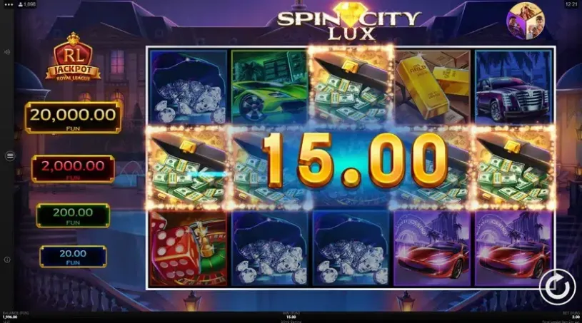 Spin City Lux slot screenshot 