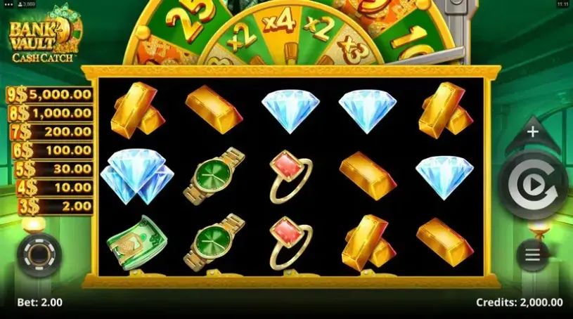 Bank Vault slot screenshot 