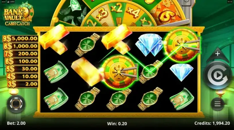 Bank Vault slot screenshot 2