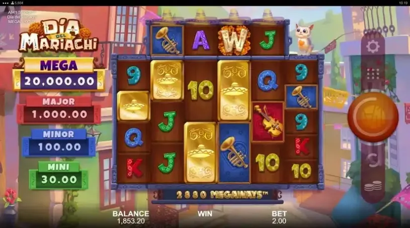 Dia del Mariachi Megaways slot screenshot 3