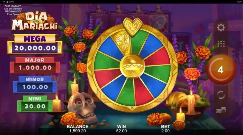 Dia del Mariachi Megaways slot screenshot 8