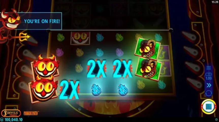3 Devils Pinball slot screenshot 2