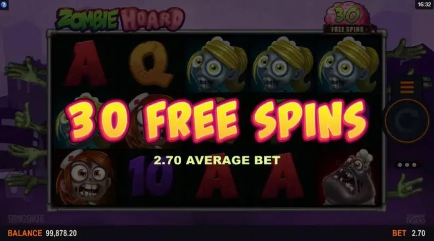 Zombie Hoard slot screenshot 5