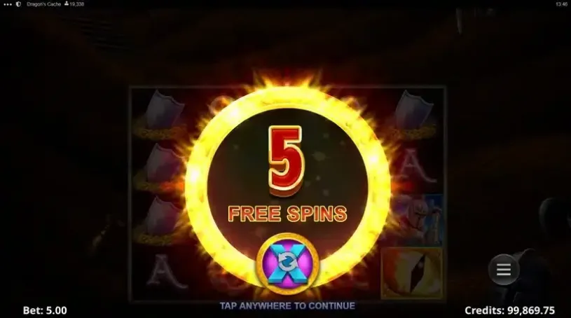 Dragon’s Cache slot screenshot 5