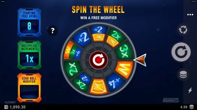 Aquanauts slot screenshot 4