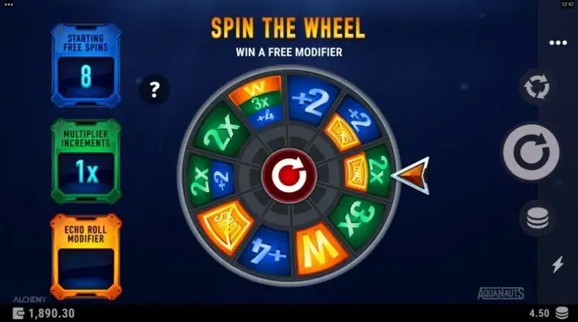 Aquanauts slot screenshot 5