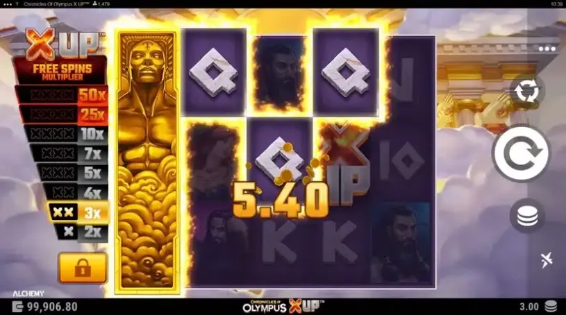 Chronicles of Olympus X UP slot screenshot 