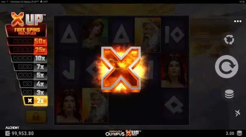 Chronicles of Olympus X UP slot screenshot 3