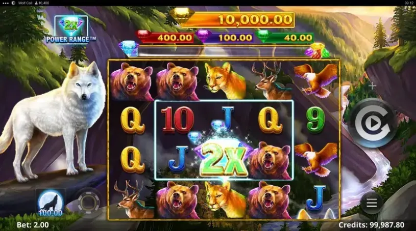 Wolf Call slot screenshot 2