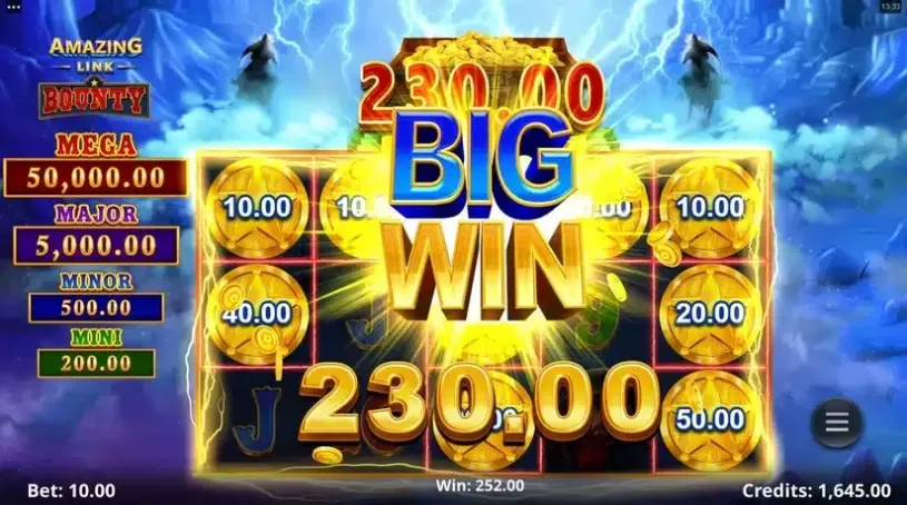 Amazing Link Bounty slot screenshot 
