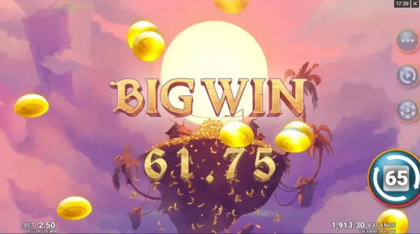 Treasure Skyland slot screenshot 