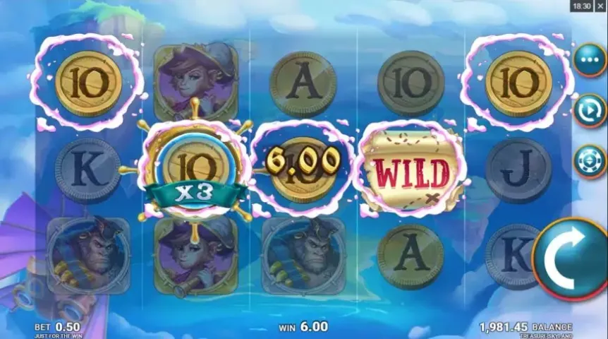 Treasure Skyland slot screenshot 4