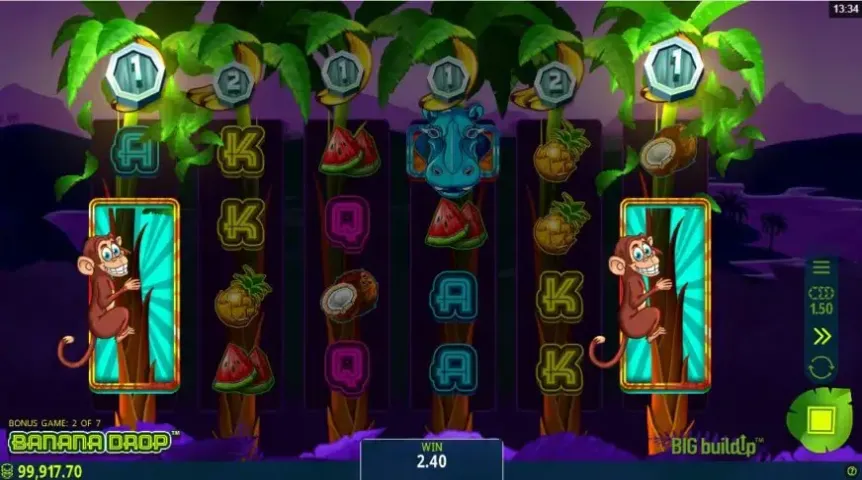 Banana Drop slot screenshot 