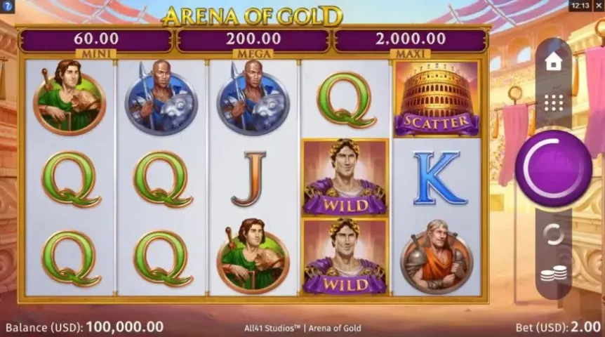 Arena of Gold slot screenshot
