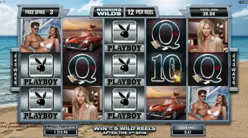 Playboy slot screenshot 