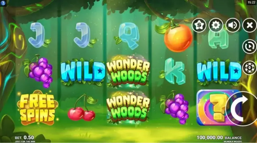 Wonder Woods slot screenshot 