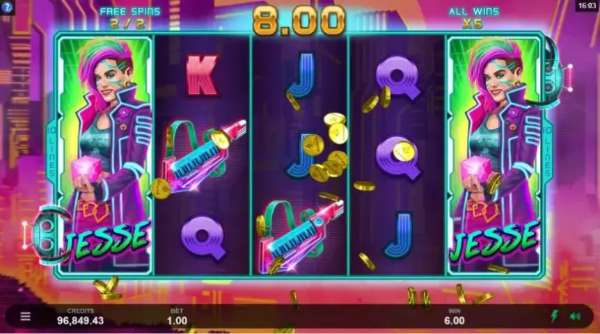 Attack on Retro slot screenshot 