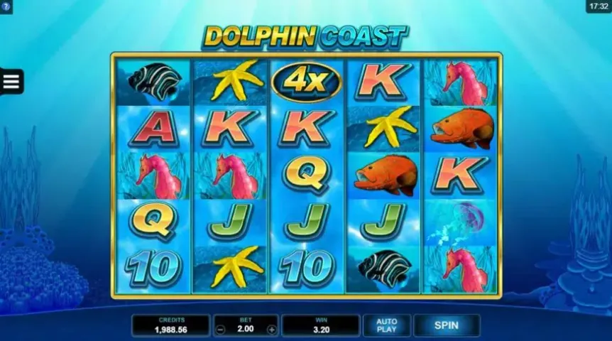 Dolphin Coast slot screenshot 4