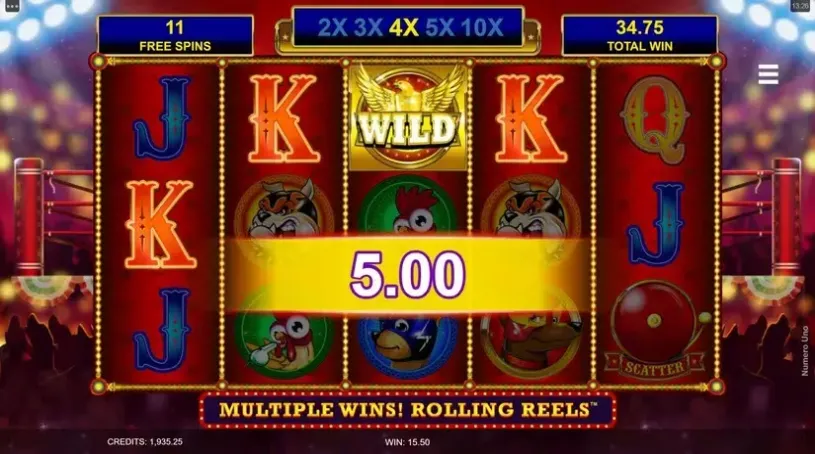 Numero Uno slot screenshot