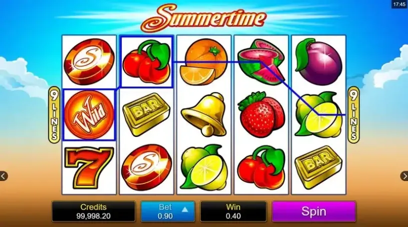 Summertime slot screenshot 2