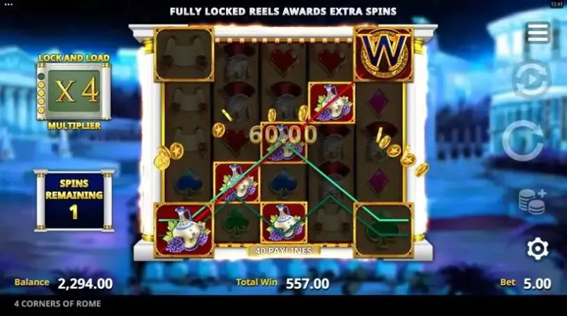4 Corners Of Rome slot screenshot 6