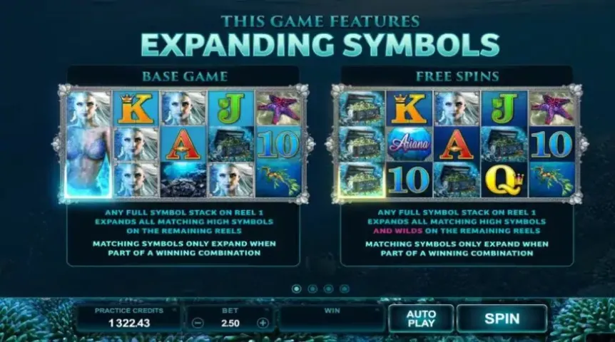 Ariana slot screenshot 2