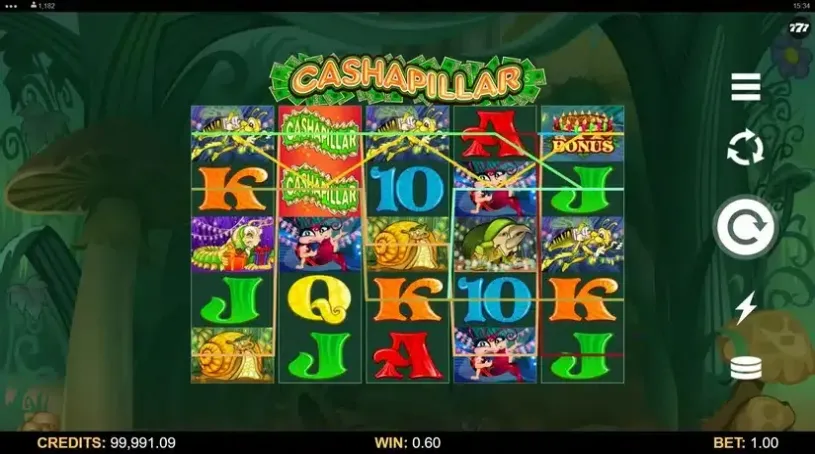 Cashapillar slot screenshot 