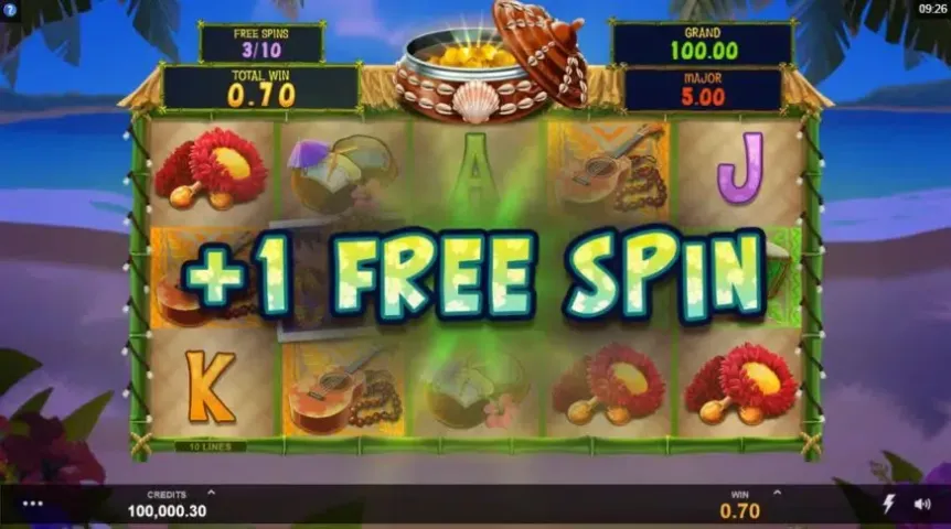 Tiki Mania slot screenshot 