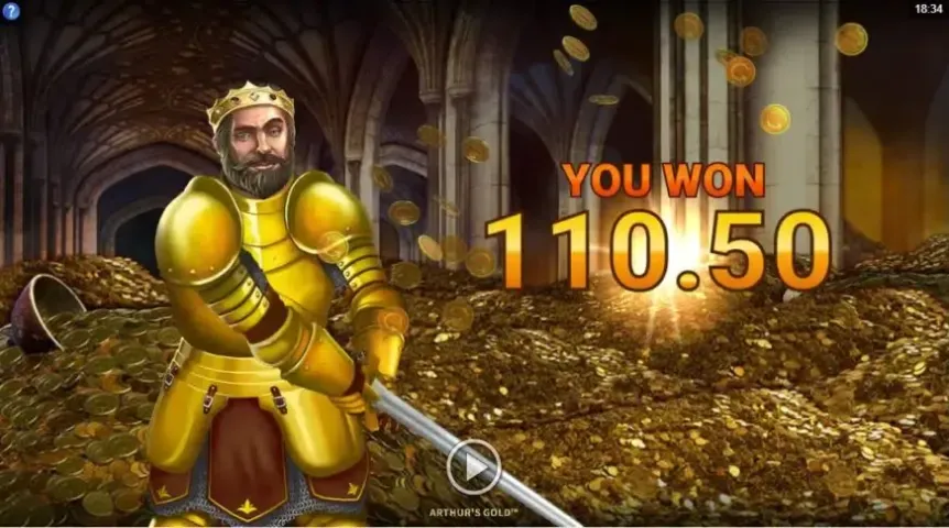 Arthur`s Gold slot screenshot 