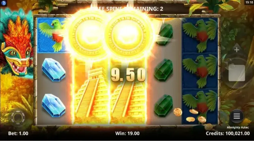 Almighty Aztec slot screenshot 4