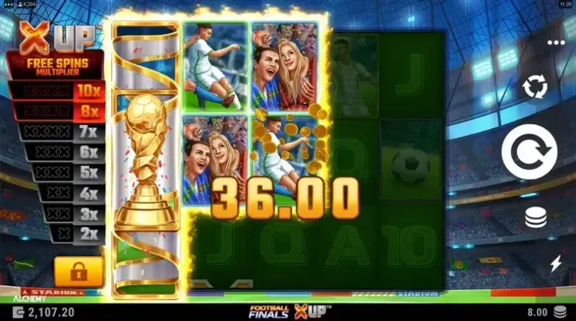 Football Finals X UP slot screenshot 3