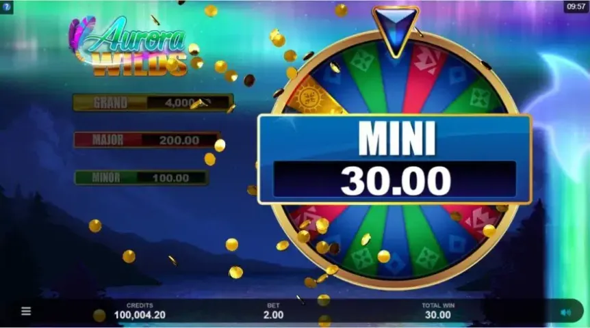 Aurora Wilds slot screenshot 