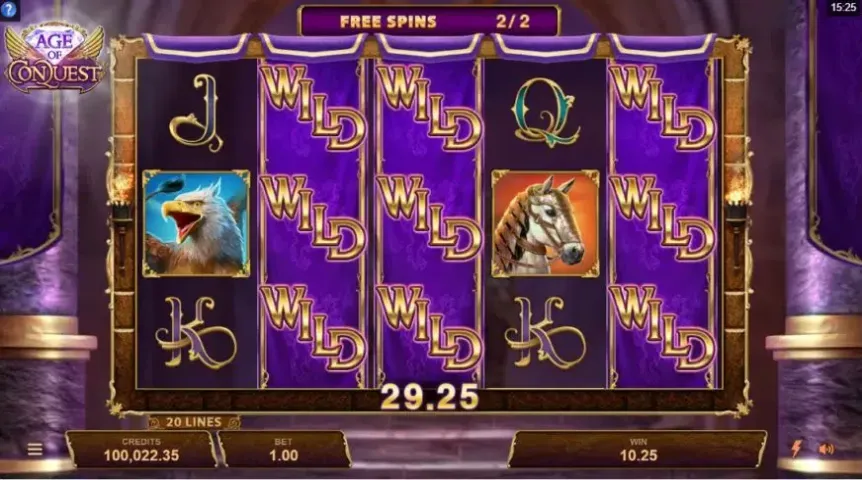 Age of Conquest slot screenshot 