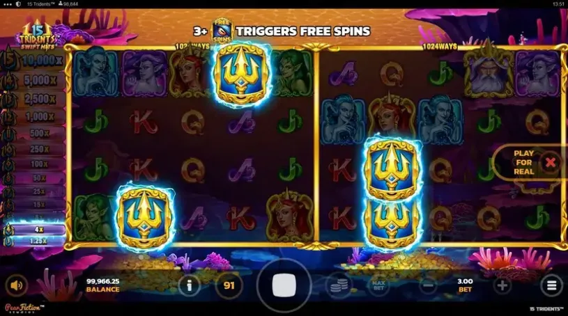 15 Tridents slot screenshot 
