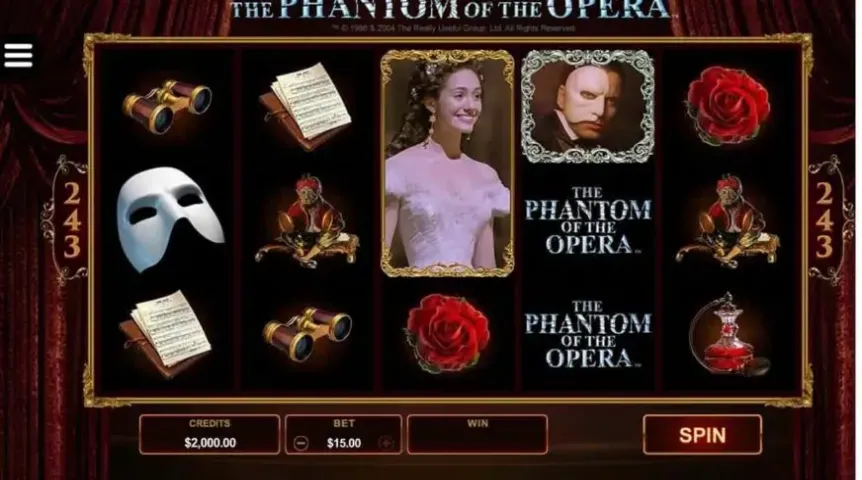 The Phantom of the Opera slot screenshot 