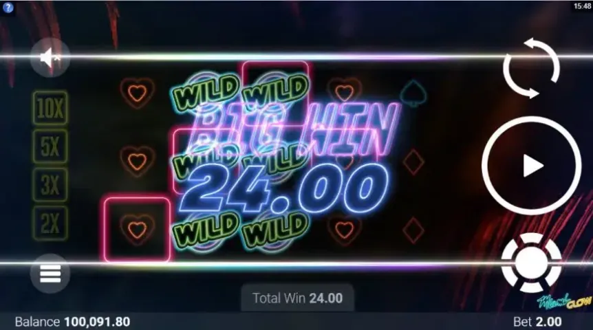 Miami Glow slot screenshot 