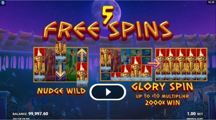 Immortal Glory slot screenshot 2