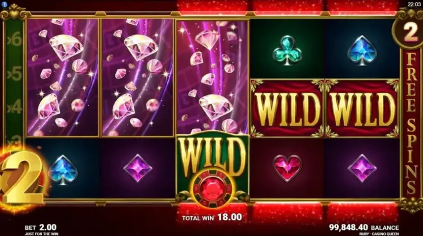 Ruby Casino Queen slot screenshot 5