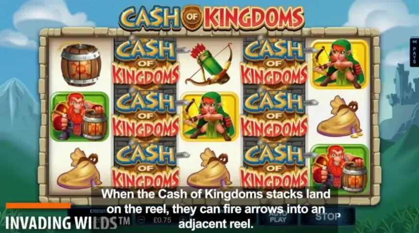 Cash of Kingdoms slot screenshot