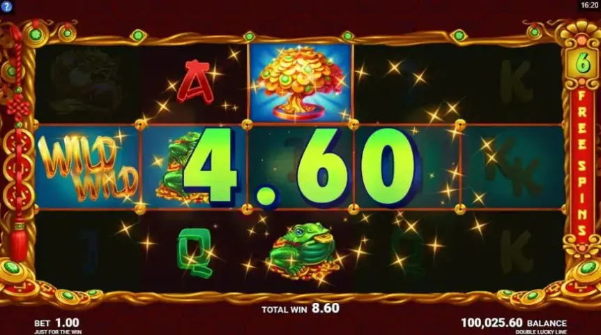 Double Lucky Line slot screenshot 