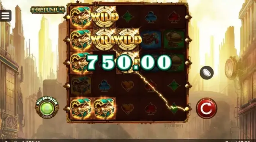 Fortunium slot screenshot 1