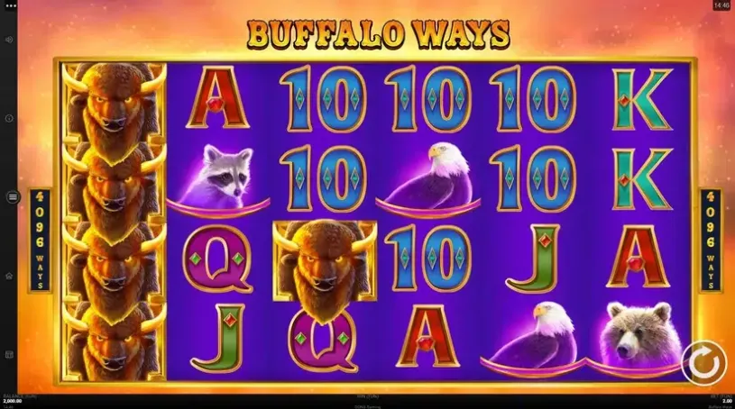 Buffalo Ways slot screenshot 