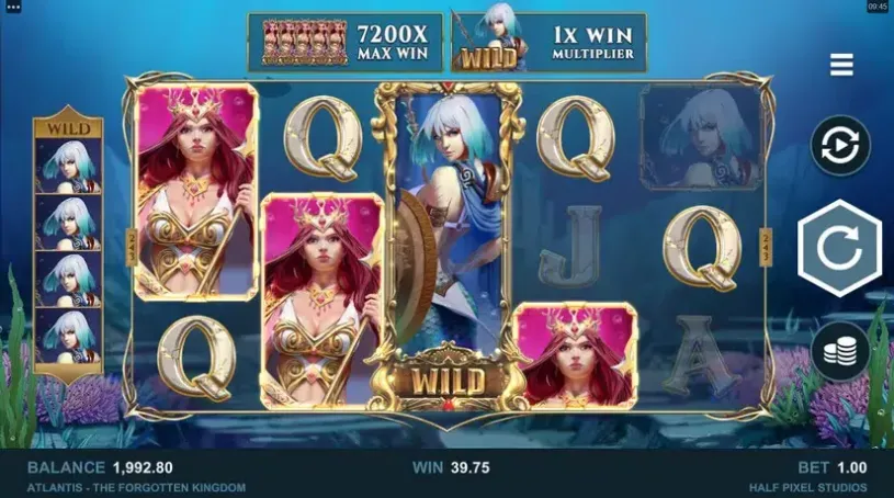 Atlantis The Forgotten Kingdom slot screenshot 4