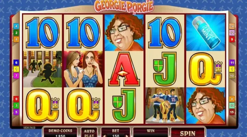 Georgie Porgie slot screenshot 3