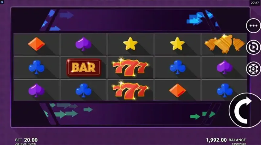 Sidewinder slot screenshot 